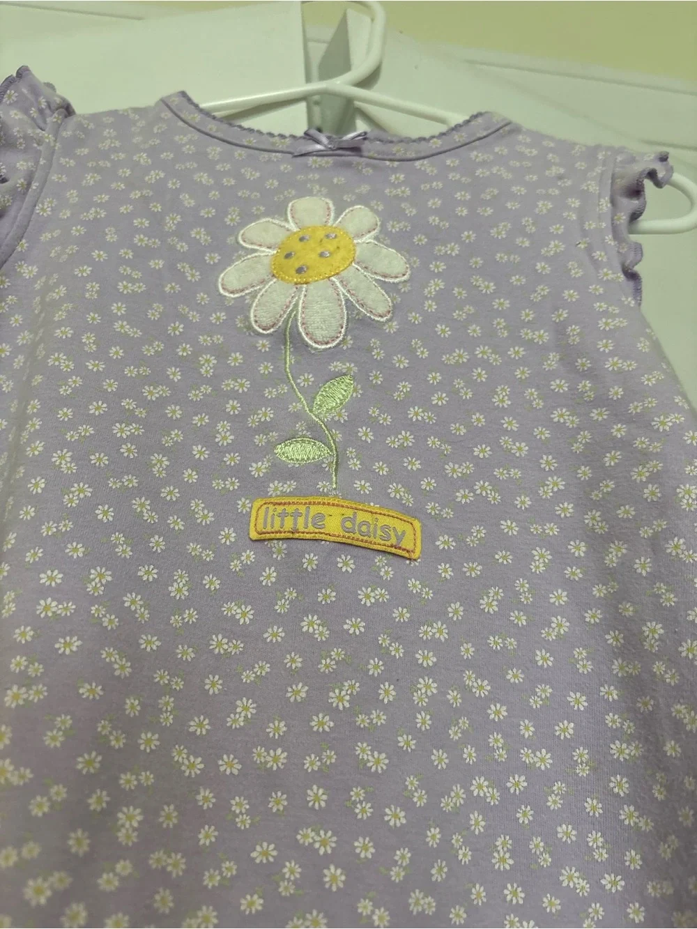 Y2K Carter's Lavender Daisy Print Tank Dress 24 months
